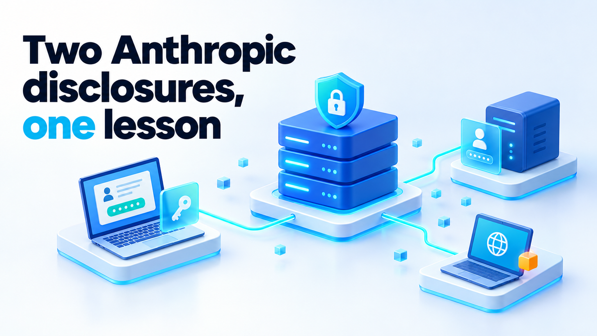 Two Anthropic disclosures, one lesson: audit the apps that can act for you