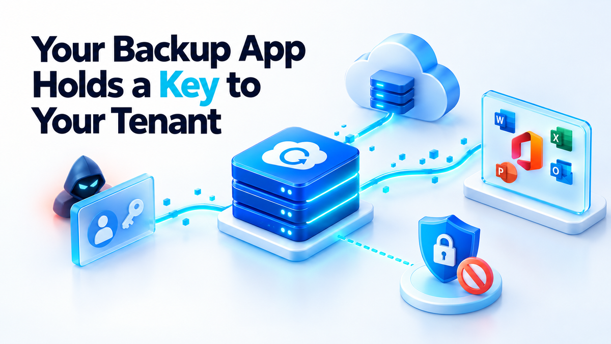 Your Backup App Holds a Key to Your Tenant, Not a Password