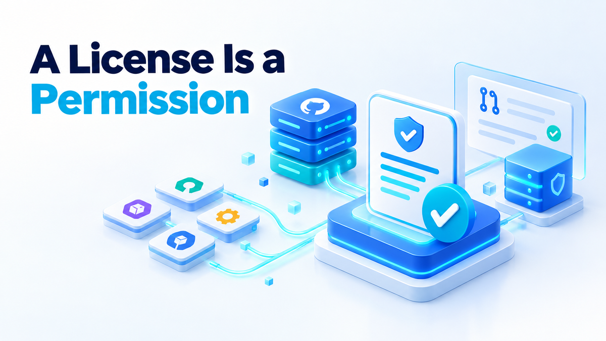 A License Is a Permission, Not a Quality Label