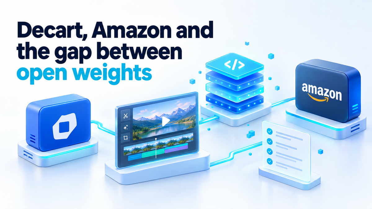 Decart, Amazon and the gap between open weights and free to use