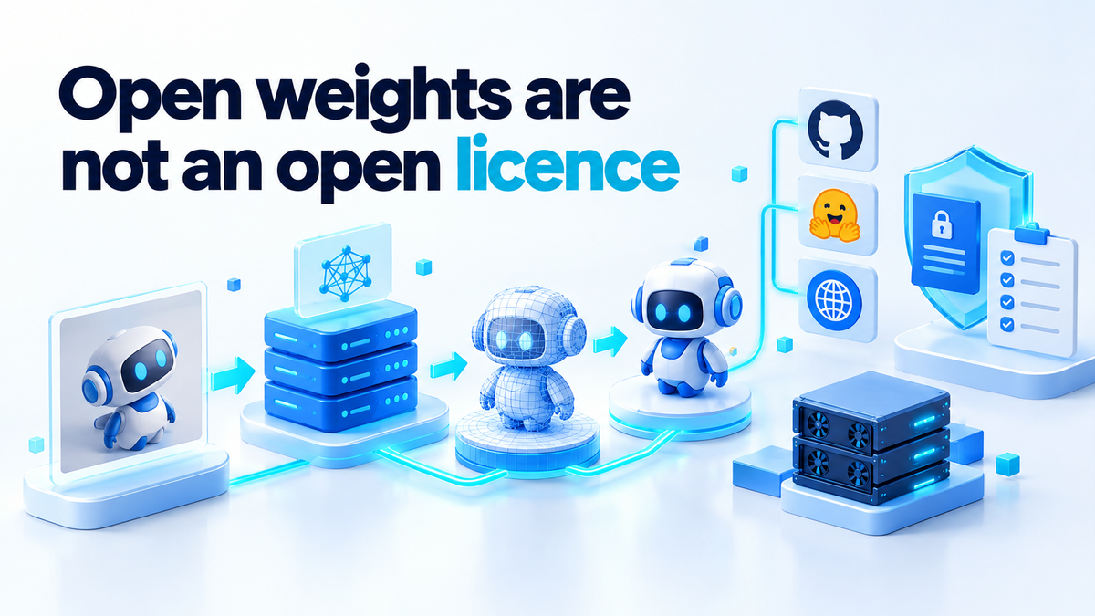 Open weights are not an open licence: four checks, using Hi3D