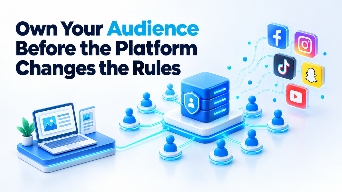 Own Your Audience Before the Platform Changes the Rules