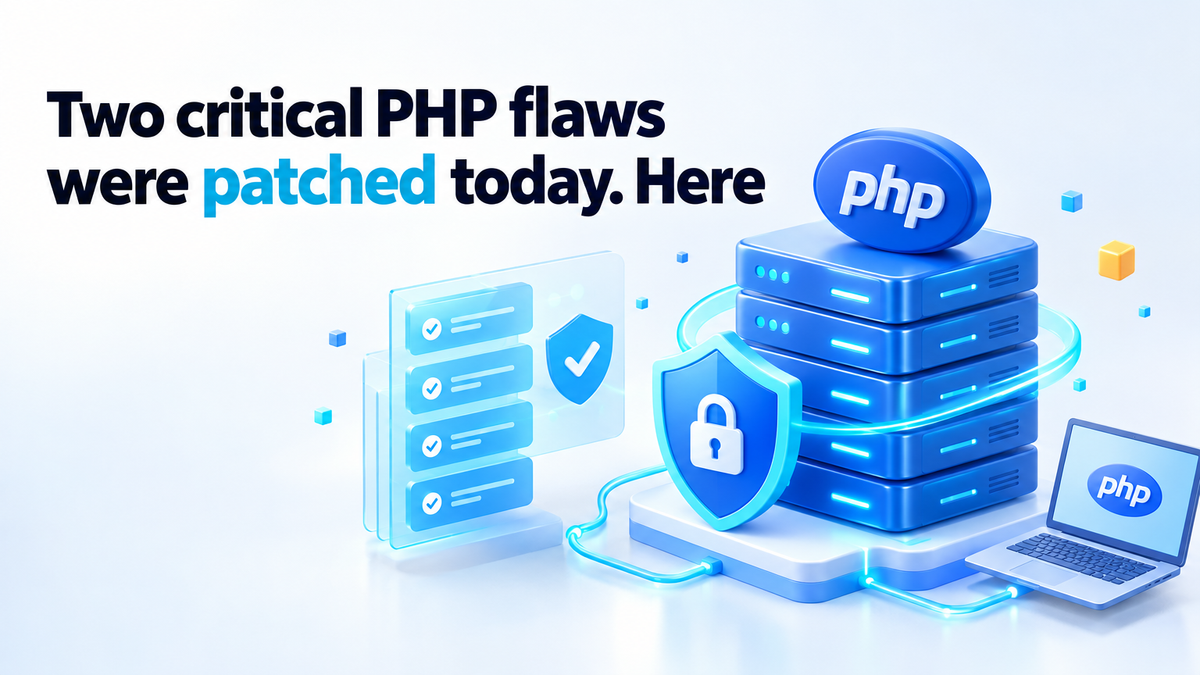 Two critical PHP flaws were patched today. Here is how to check your server tonight.