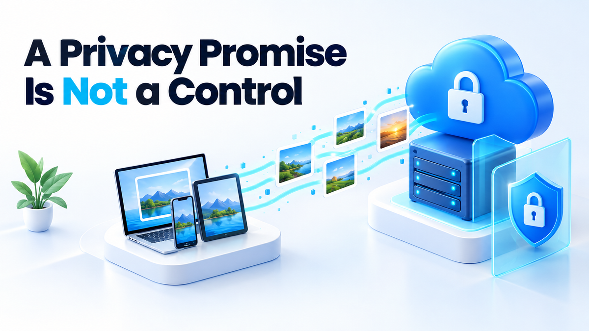 A Privacy Promise Is Not a Control: Move Your Photos Home