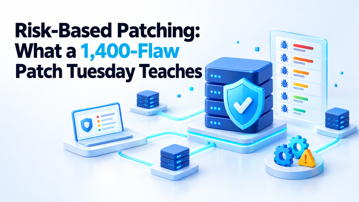 Risk-Based Patching: What a 1,400-Flaw Patch Tuesday Teaches