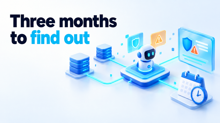 Three months to find out: owning your AI agent incidents