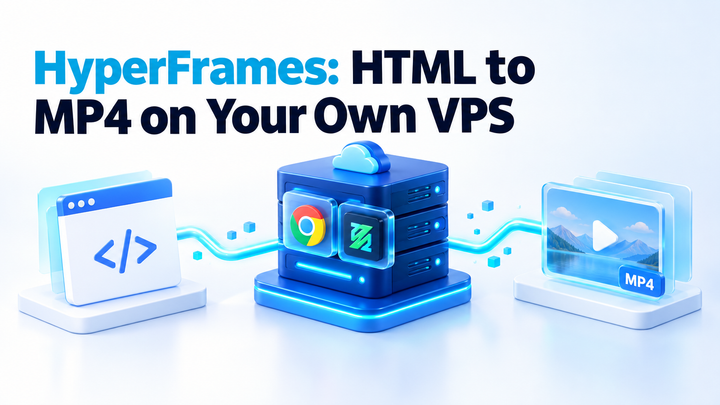 HyperFrames: HTML to MP4 on Your Own VPS, Tested
