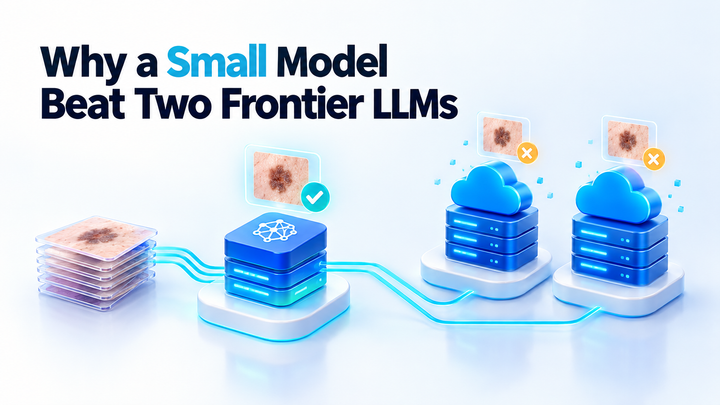 Why a Small Model Beat Two Frontier LLMs on a Narrow Task